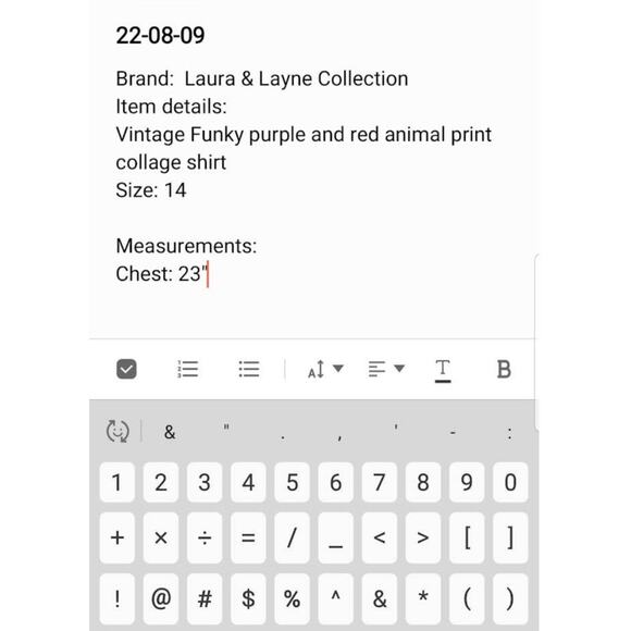 Laura Jayne Wild Funky Polyester Vintage Top Blouse animal print geometric sz 14 - Picture 3 of 8